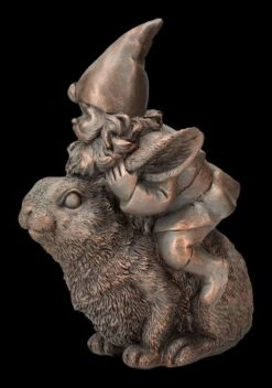 Gartenzwerg Figur Reitet Auf Hase -Charaktermodell Geschäft 2D FS24447 Gartenzwerg Figur reitet auf Hase 3 1280x1280