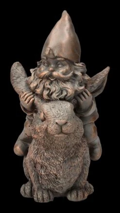 Gartenzwerg Figur Reitet Auf Hase -Charaktermodell Geschäft 2D FS24447 Gartenzwerg Figur reitet auf Hase 7 1280x1280