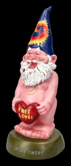 Gartenzwerg Figur - Hippie Gnom Free Love -Charaktermodell Geschäft 2D FS24474 GArtenzwerg Figur Hipple Gnom Free Love 9 1280x1280