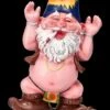 Gartenzwerg Figur - Hippie Gnom Freudentanz
