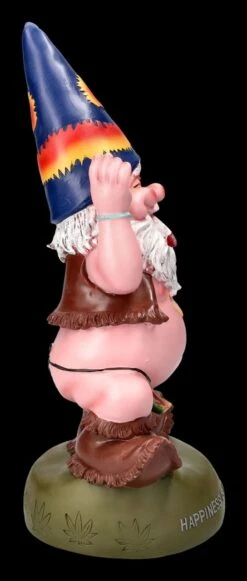Gartenzwerg Figur - Hippie Gnom Freudentanz -Charaktermodell Geschäft 2D FS24475 Gartenzwerg Figur Hippie Gnom Freudentanz 4 1280x1280