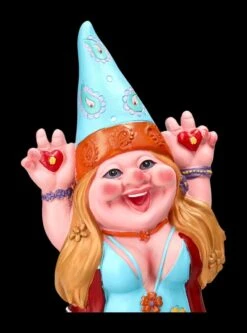 Gartenzwerg Figur - Hippie Lady Groovy -Charaktermodell Geschäft 2D FS24480 Gartenzwerg Figur Hippie Lady Groovy 8 1280x1280