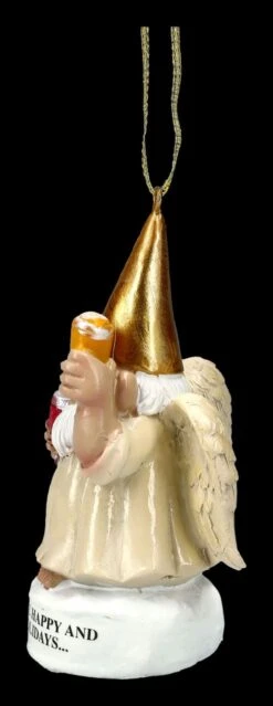 Christbaumschmuck - Gartenzwerg Engel Mit Bier -Charaktermodell Geschäft 2D FS24481 Christbaumschmuck Gartenzwerg Engel mit Bier 2 1280x1280