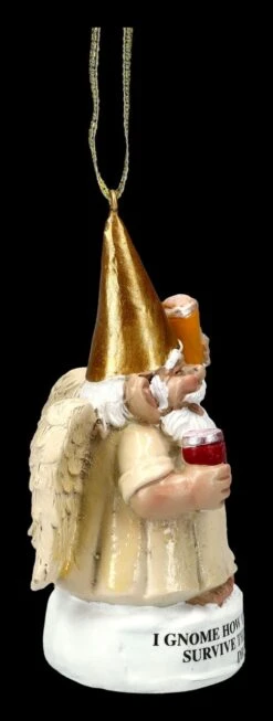 Christbaumschmuck - Gartenzwerg Engel Mit Bier -Charaktermodell Geschäft 2D FS24481 Christbaumschmuck Gartenzwerg Engel mit Bier 4 1280x1280