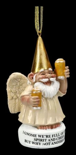 Christbaumschmuck - Gartenzwerg Engel Prost -Charaktermodell Geschäft 2D FS24484 Christbaumschmuck Gartenzwerg ENgel Prost 6 1280x1280