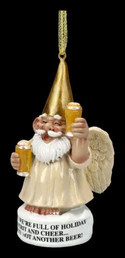 Christbaumschmuck - Gartenzwerg Engel Prost -Charaktermodell Geschäft 2D FS24484 Christbaumschmuck Gartenzwerg ENgel Prost 7 1280x1280