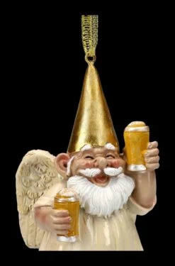 Christbaumschmuck - Gartenzwerg Engel Prost -Charaktermodell Geschäft 2D FS24484 Christbaumschmuck Gartenzwerg ENgel Prost 8 1280x1280