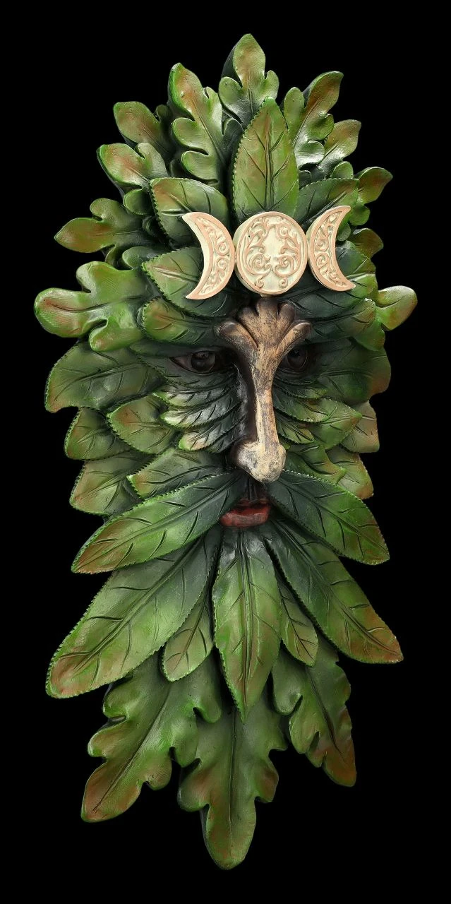 Wandrelief - Greenman Keltischer Gott 4 Wandrelief - Greenman Keltischer Gott – Bild 2