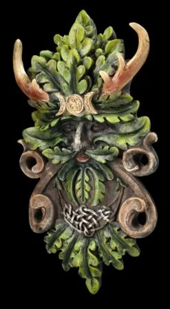 Wandrelief - Greenman Mondgott -Charaktermodell Geschäft 2D FS24516 Wandrelief Greenman Mondgott 5 1280x1280