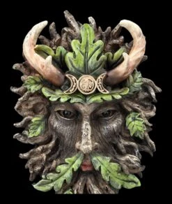 Wandrelief - Greenman Gehörnter Gott -Charaktermodell Geschäft 2D FS24517 Wandrelief Greenman Geh rnter Gott 10 1280x1280