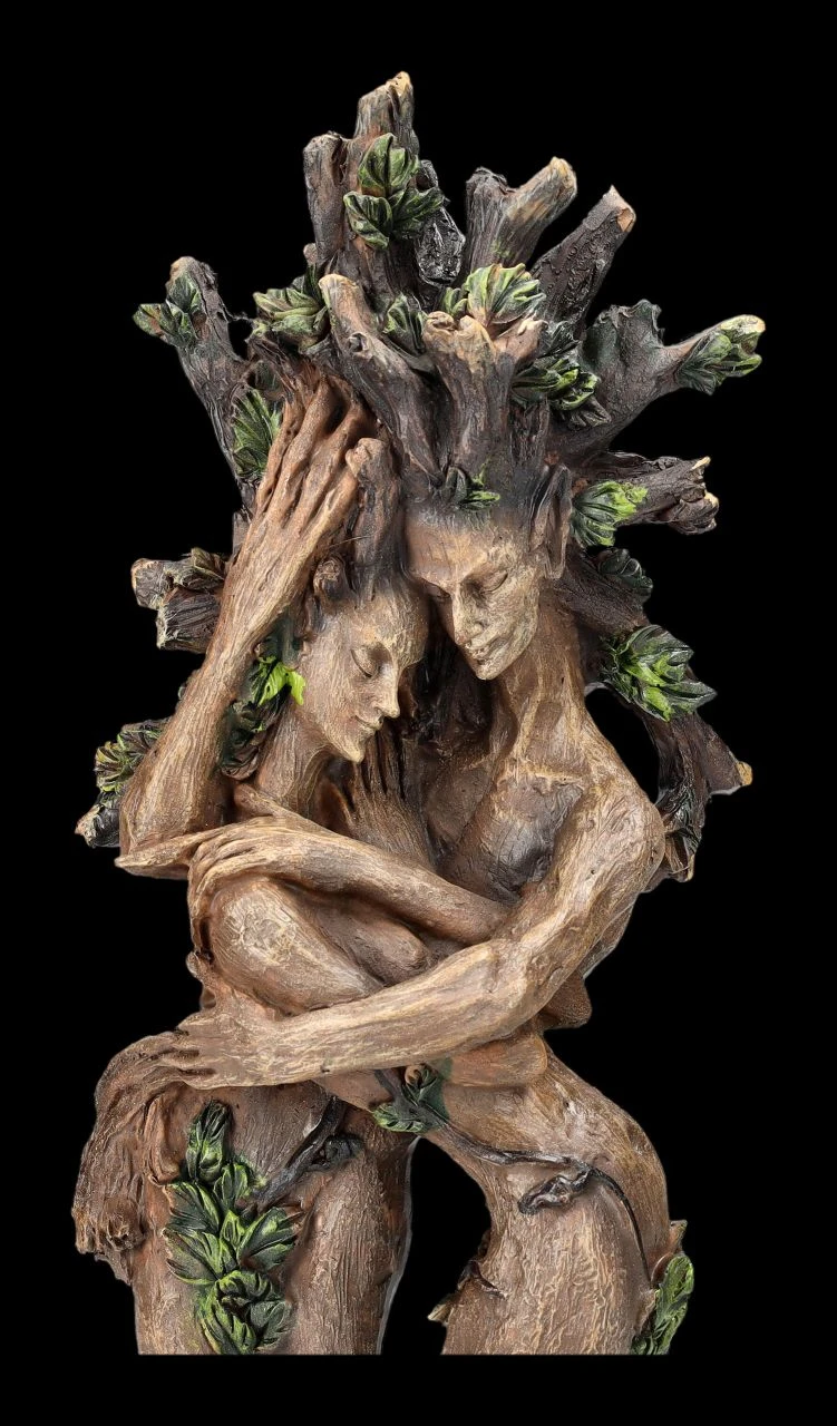 Baum Ent Figur - Liebespaar Umarmt Sich 9 Baum Ent Figur - Liebespaar Umarmt Sich – Bild 7
