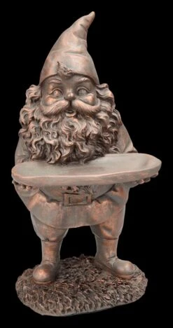 Gartenzwerg Figur Mit Tablett