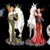 Elfen Figuren Mit Einhörnern 4er Set