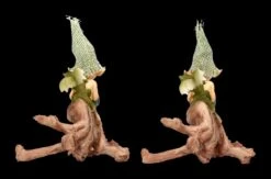 Pixie Kobold Figur Mit Drache Auf Baum - 2er Set -Charaktermodell Geschäft 2D FS24652 Pixie Kobold Figur mit Drache auf Baum 2er Set 4 1280x1280