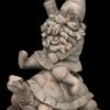 Gartenzwerg Figur - Reitet Auf Schildkröte -Charaktermodell Geschäft 2D FS24756 Gartenzwerg Figur Reitet auf Schildkkrote 5 1280x1280