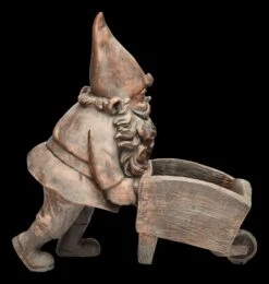 Gartenzwerg Figur Mit Schubkarren Pflanztopf -Charaktermodell Geschäft 2D FS24757 Gartenzwerg Figur mit Schubkarren Pflanztopf 4 1280x1280