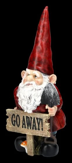 Gartenzwerg Figur - Go Away -Charaktermodell Geschäft 2D FS24762 Gartenzwerg Figur Go Away 7 1280x1280