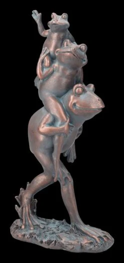Garten Figur - Frösche Huckepack