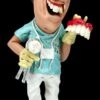 Funny Job Figur - Zahnarzt Mit Goldzahn Und Gebiss -Charaktermodell Geschäft 2D FS25161 Funny Job Figur Zahnarzt mit Gebiss 1 1280x1280