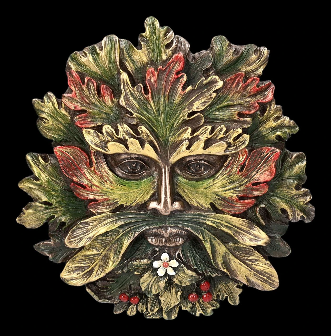 Wandrelief Greenman - Sommer Sonnenwende 3 Wandrelief Greenman - Sommer Sonnenwende