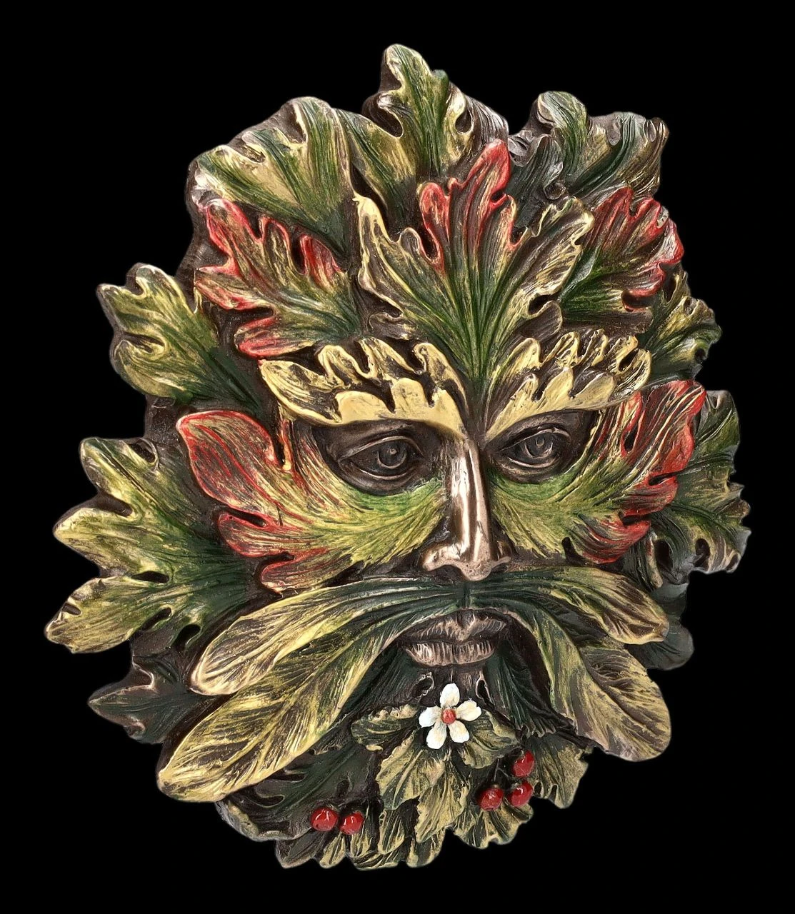 Wandrelief Greenman - Sommer Sonnenwende 4 Wandrelief Greenman - Sommer Sonnenwende – Bild 2