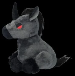 Plüschfigur - Schwarzes Gothic Einhorn -Charaktermodell Geschäft 2D FS25244 Pl schfigur Schwarzes Gothic Einhorn 2 1280x1280