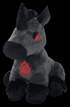 Plüschfigur - Schwarzes Gothic Einhorn -Charaktermodell Geschäft 2D FS25244 Pl schfigur Schwarzes Gothic Einhorn 6 1280x1280