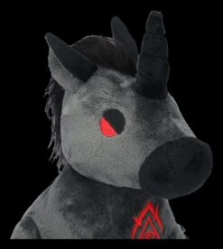 Plüschfigur - Schwarzes Gothic Einhorn -Charaktermodell Geschäft 2D FS25244 Pl schfigur Schwarzes Gothic Einhorn 7 1280x1280