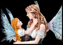 Elfen Figur - Tamy Nimmt Tochter In Arm Weiß -Charaktermodell Geschäft 2D FS25559 Elfen Figur Tamy nimmt Tochter in Arm 8 1280x1280