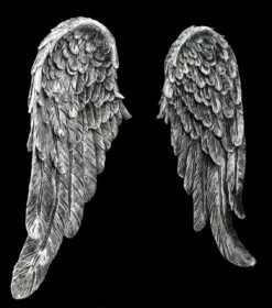 Wanddeko - Engelsflügel Silberfarben -Charaktermodell Geschäft 2D FS25584 WAnddeko Engelsfl gel silberfarben 7 1280x1280