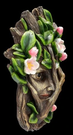 Wandrelief Greenman - Grüne Frau Lilliana -Charaktermodell Geschäft 2D FS25600 Wandrelief Greenman Gr ne Frau Lilliana 9 1280x1280