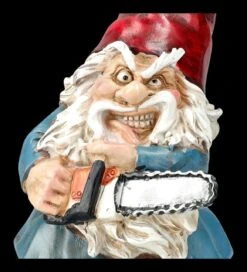 Gartenzwerg Figur - Wütender Zwerg Mit Kettensäge -Charaktermodell Geschäft 2D FS25604 Gartenzwerg Figur W tender Zwerg mit Kettens ge 2 1280x1280