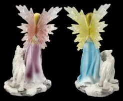 Elfen Figuren 2er Set - Feen Mit Wolf Babys -Charaktermodell Geschäft 2D FS25703 Elfen Figuren 2er Set Feen mit Wolf Babys 5 1280x1280