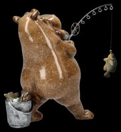 Lustige Nilpferd Figur Beim Angeln -Charaktermodell Geschäft 2D FS25931 Lustige Nilpferd Figur beim Angeln 4 1280x1280