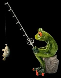 Lustige Frosch Figur Beim Angeln -Charaktermodell Geschäft 2D FS25940 Lustige Froschfigur beim Angeln 3 1280x1280