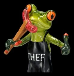 Lustige Frosch Figur Beim Grillen - BBQ Chef -Charaktermodell Geschäft 2D FS25944 Lustige Frosch Figur beim Grillen BBQ Chef 2 1280x1280