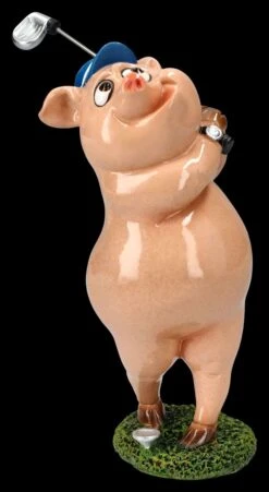 Lustige Schweine Figur Beim Golfen -Charaktermodell Geschäft 2D FS25948 Lustige Schweine Figur beim Golfen 3 1280x1280