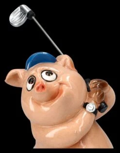 Lustige Schweine Figur Beim Golfen -Charaktermodell Geschäft 2D FS25948 Lustige Schweine Figur beim Golfen 5 1280x1280