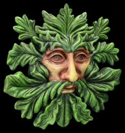 Wandrelief - Blatt-Bärtiger Greenman -Charaktermodell Geschäft 2D FS26023 Wandrelief Blatt B rtiger Greenman 6 1280x1280