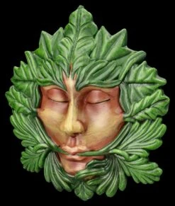 Wandrelief Greenman - Atme Die Natur -Charaktermodell Geschäft 2D FS26025 Wandrelief Greenman Atme die Natur 4 1280x1280