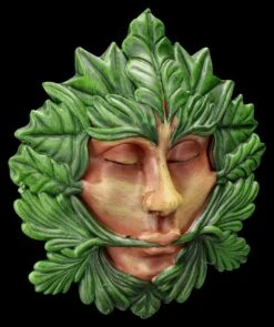 Wandrelief Greenman - Atme Die Natur -Charaktermodell Geschäft 2D FS26025 Wandrelief Greenman Atme die Natur 5 1280x1280