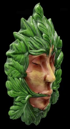 Wandrelief Greenman - Atme Die Natur -Charaktermodell Geschäft 2D FS26025 Wandrelief Greenman Atme die Natur 6 1280x1280