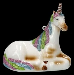 Weihnachtskugel - Einhorn