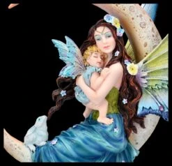 Elfenfigur - Mondfee Luna Mit Kind Und Hase 15 Elfenfigur - Mondfee Luna Mit Kind Und Hase -Charaktermodell Geschäft 2D FS26266 Elfenfigur Mondfee mit Kind und Hase 7 1280x1280