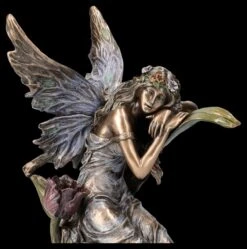 Elfen Figur Lehnt An Tulpe -Charaktermodell Geschäft 2D FS26514 Elfen Figur lehnt an Tulpe 3 1280x1280