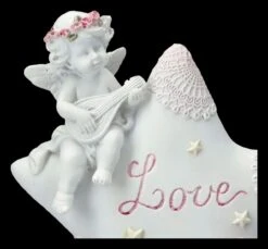 Engel Figur - Putten Mit Stern "Love" -Charaktermodell Geschäft 2D FS26631 Engel Figur Putten mit Stern Love 2 1280x1280