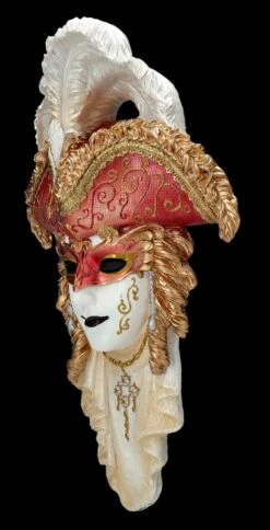 Venezianische Maske - Mit Hut Und Federn Bunt 17 Venezianische Maske - Mit Hut Und Federn Bunt -Charaktermodell Geschäft 2D FS26719 Venezianische Maske Mit Hut und Federn bunt 4 1280x1280