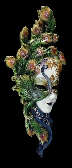 Venezianische Maske - Peacock Garden Weiß -Charaktermodell Geschäft 2D FS26721 Venezianische Maske Peacock Garden weiss 7 1280x1280