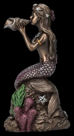 Meerjungfrauen Figur Mit Muschel Trompete -Charaktermodell Geschäft 2D FS26796 Meerjungfrau Figur mit Muschel Trompete 2 1280x1280