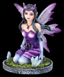 Elfen Figur Klein Lila - Kristana Mit Kristallen -Charaktermodell Geschäft 2D FS26952 Elfen Figur klein lila Kristana mit Kristallen 6 1280x1280